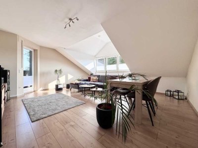• Vielseitig nutzbar: Vermietete 3-Zimmer-DG-Wohnung mit Loggia, Wohn-Küche & Garage in Bergheim