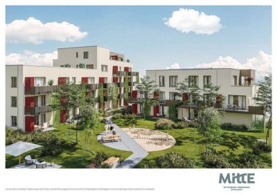 Direkt bei Heidelberg: Geräumige 3-Zimmer-Neubauwohnung mit zwei Terrassen und eigenem Gartenanteil.