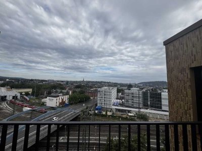 Wohnen im Neubau: Stilvolle 3-Zimmer-Wohnung mit zwei Dachterrassen