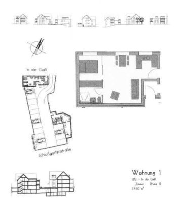 Neubau: Erstbezug 1-Zimmer-Wohnung mit EBK in Kirchentellinsfurt