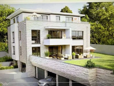 Penthouse am Kurpark Wiesbaden, Kamin, Aufzug,Terasse, Garage