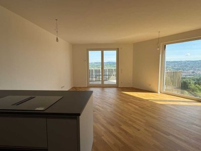 Hochwertige 3-Zimmer-Wohnung mit Balkon und Neckartalblick