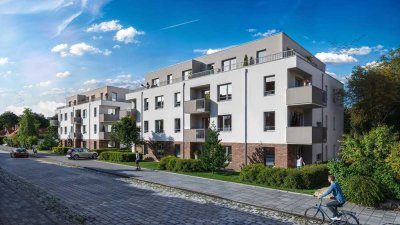 Chance nutzen - 1 WE verfügbar! 3-Zimmer mit Terrasse, Rollläden, schlüsselfertig, KfW 40
