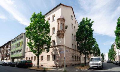 Stilvolle, sanierte 2-Raum-EG-Wohnung in Nürnberg