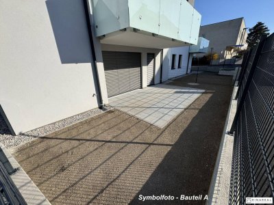 Blumengasse - ERSTBEZUG | 2 Zimmer Wohnung | Terrasse &amp; Garten | zzgl. Tiefgaragenstellplatz | Juni 2025 (Top D2)