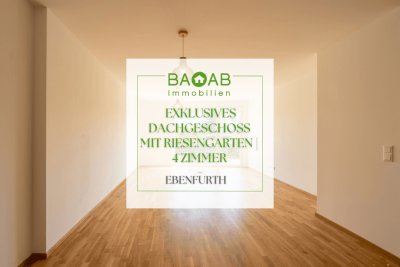 ERSTBEZUG | EXKLUSIVE DACHGESCHOSSWOHNUNG MIT 60m² TERRASSE | 4 ZIMMER| EBENFURTH