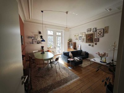 Hochwertig sanierte 3-Zimmer-Altbauwohnung (ca. 75 m²) in zentraler Lage der Weststadt!