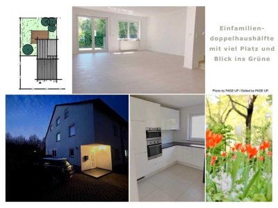 Großzügige moderne Doppelhaushälfte mit Garten und durchdachten Raumkonzept