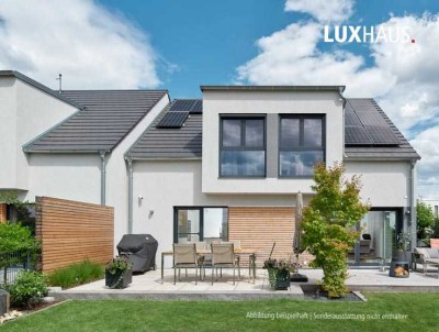 Doppelhaushälfte im Grünen mit Skyline‑Blick – Wohntraum individuell planbar!
