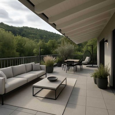 Naturidylle, Rückzugsort, pure Lebensqualität erleben, Penthousewohnung Neubau