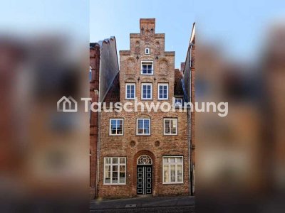 Tauschwohnung: Maisonette-Altbauwohnung auf der Altstadtinsel, 1,5 Zimmer