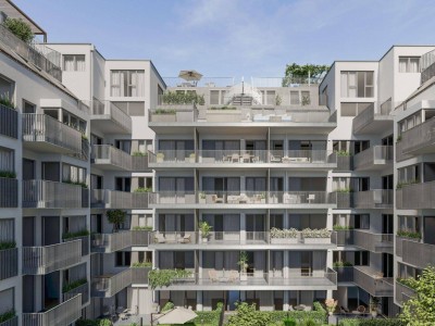 THE ARIK - Neubau trifft Rückzug – 3 Zimmer mit Freifläche zur Innenhoflage