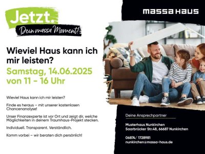 Wieviel Haus kann ich mir leisten? Chancenanalyse bei massa