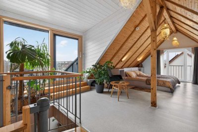Provisionsfrei! Raum zum Leben und Wohlfühlen - Helle Maisonettewohnung mit Dachterrasse!