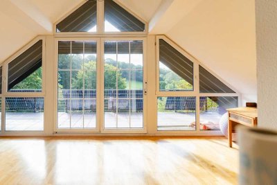 Viel Platz auf 3 Ebenen: großzügige DHH Haus Doppelgarage, PV, naturnahe Lage in Remscheid-Hasten