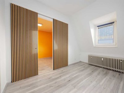 Wohnen mittendrin! Ruhige Dachgeschosswohnung in Duisburger Innenstadt!