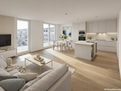 Luxus pur: Exklusiver 4-Zimmer-Dachgeschoß-Erstbezug mit Terrasse und Klimaanlage