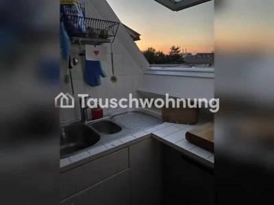 Tauschwohnung: Bahnhofsnah, ruhig, Dachgeschoss gg4+