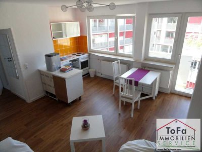 ToFaHome: teilmöbliert+EBK+Tageslichtbad+Balkon+ Gemeinschaftsgarten/Freisitz