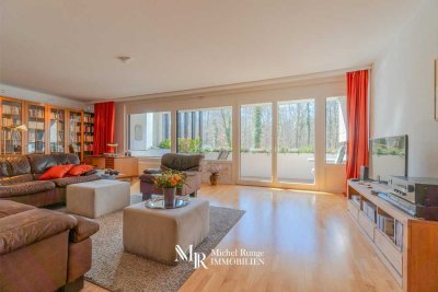 Traumhafte 3-Zimmer-Wohnung mit Blick in die Eilenriede, zwei Balkonen, großer Terrasse und Garage