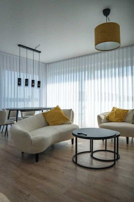 Erstbezug! 2,5 Zimmer -Gartenwohnung in Toplage: Barrierefrei, EBK und hochwertige Austattung !