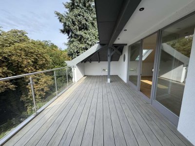 Stylische Altbauwohnung mit Panorama-Dachterrasse