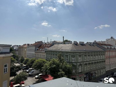 #SQ Zentrale, begehbare Premium-DG-Wohnung in der ruhigen Hasnerstraße, 1160 Wien – alimentiert durch viel Tageslicht und Raumgefühl.