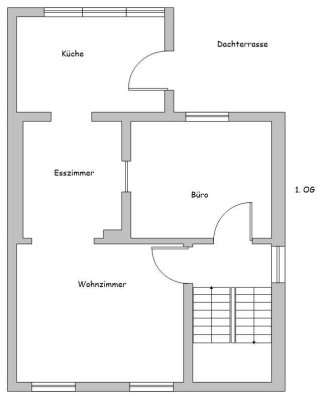 Vier-Zimmer Maisonette-Wohnung in Leverkusen-Küppersteg in einem Zweifamilienhaus in ruhiger Lage