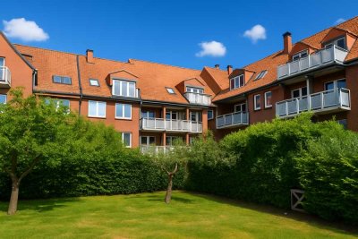 Zentrale Lage v. Norderst.-Mitte! Kapitalanlage-Vermietete 2,5-Zi.-ETW im 1. OG+ Balkon+ 1 TG-Stpl.