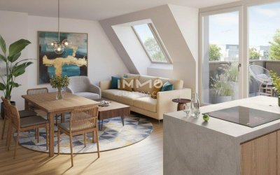 Charmant &amp; kompakt: Provisionsfreie 2-Zimmer-Dachgeschoßwohnung mit Balkon