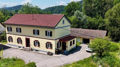 Geringe Fixkosten und viel Platz - Maisonette an der Gurk für Individualisten