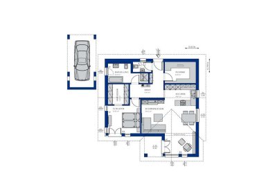 Moderner Bungalow inkl. Baugrundstück