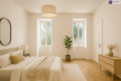 ++ Wohnen in Augartennähe ++ Erstklassig sanierte Altbauwohnung in ruhiger Seitenstraße in unmittelbarer Nähe zur U-Bahnstation Taborstraße + 2,5 Zimmer