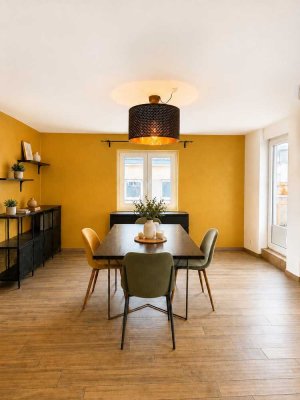 Helle Maisonette-Wohnung mit Dachterasse