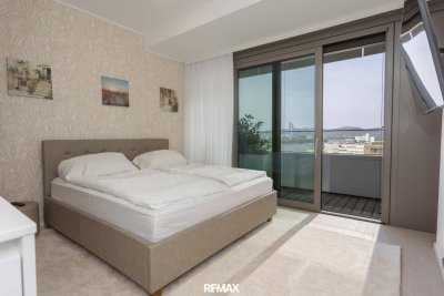 Neuwertige 1-Zi-Wohnung mit Balkon, Pool &amp; Sauna in 1220 Wien – Top Lage!