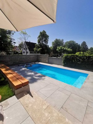 freistehende Villa, ruhig, sonnig mit Garten und Pool in Heitersheim