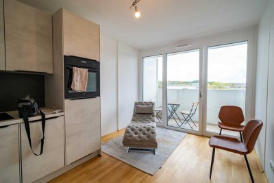 Stilvolle 2-Zimmer-Wohnung mit Balkon, Fußbodenheizung & hochwertiger Einbauküche