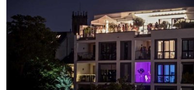 Penthouse möbliert, ERSTE RHEINLAGE,  mit sämtlichen Komfort