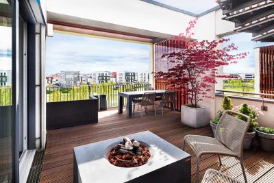Wunderschöne Penthouse mit Blick über Frankfurt und Taunus