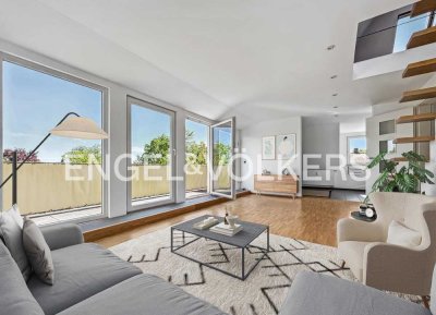 Stilvolle und sehr gepflegte Dachgeschoss Wohnung in Top Lage!