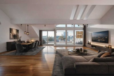 Stilvolles Penthouse mit Galerie und Dachterrasse in ruhiger Lage