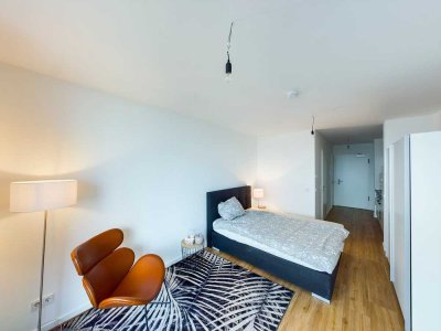 Mietrabatt - Möbliert 1 Zimmer Studio, Balkon 25 Min. von Alexaxnderplatz