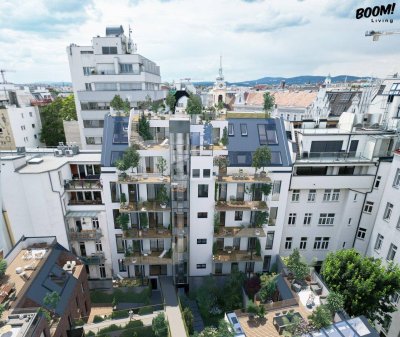 Altbau-Juwel: Erstbezug nach Luxus-Sanierung mit traumhaften Freiflächen