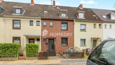 Gepflegtes Reihenhaus mit Sauna, Kamin und liebevoll gestaltetem Steingarten
