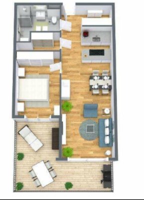 Attraktive Neubauwohnung mit großem Balkon, Lift und Tiefgarage in naturnaher Lage