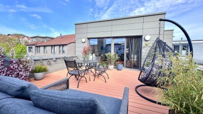 Exklusive Dachgeschosswohnung mit Penthousecharakter im Herzen von Eisenach – Nachmieter gesucht