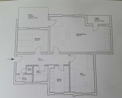 Großzügige 3-Zimmer-Wohnung in Wolfsburg Klieversberg