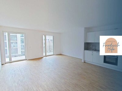 Helle 3-Zimmer-Wohnung mit großem BALKON und EBK im Neubauquartier "Großherzog Friedrich Höfe"