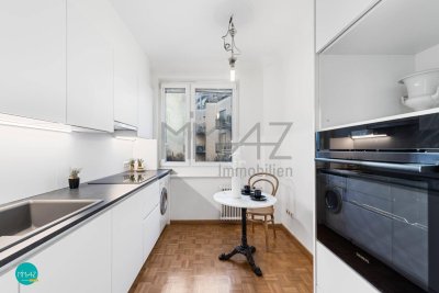 Ankommen in der Stadt - Aufatmen Zuhause! Helle 4-Zimmer Wohnung mit Westloggia im 2. Liftstock! Nahe Riesenrad + Prater!