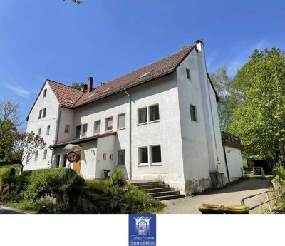 Höckendorf! Malerisch gelegene 2-Zimmerwohnung mit großer Terrasse und viel Grün!